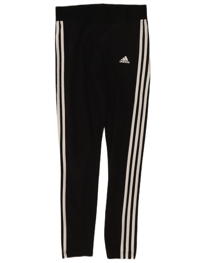 Legginsy Damskie Adidas UK 10 Małe Czarne Bawełniane