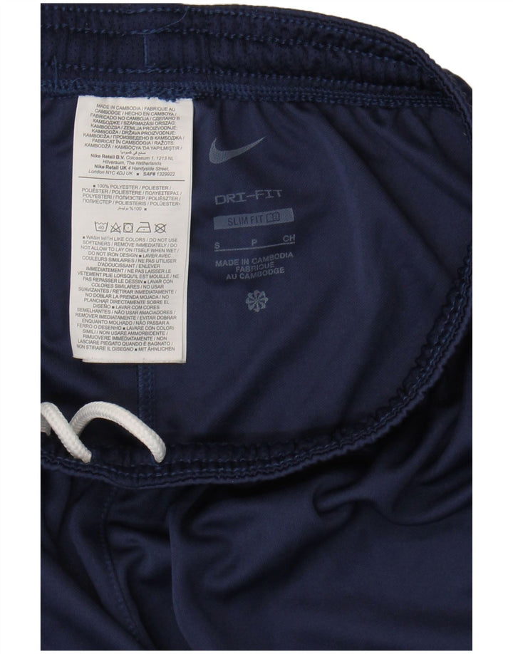 Męskie spodenki sportowe Nike Dri Fit Slim Fit, małe, granatowe, z poliestru