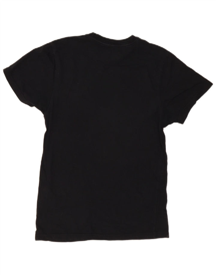 Męski T-shirt z grafiką Vans o dopasowanym kroju, mały, czarny, bawełniany