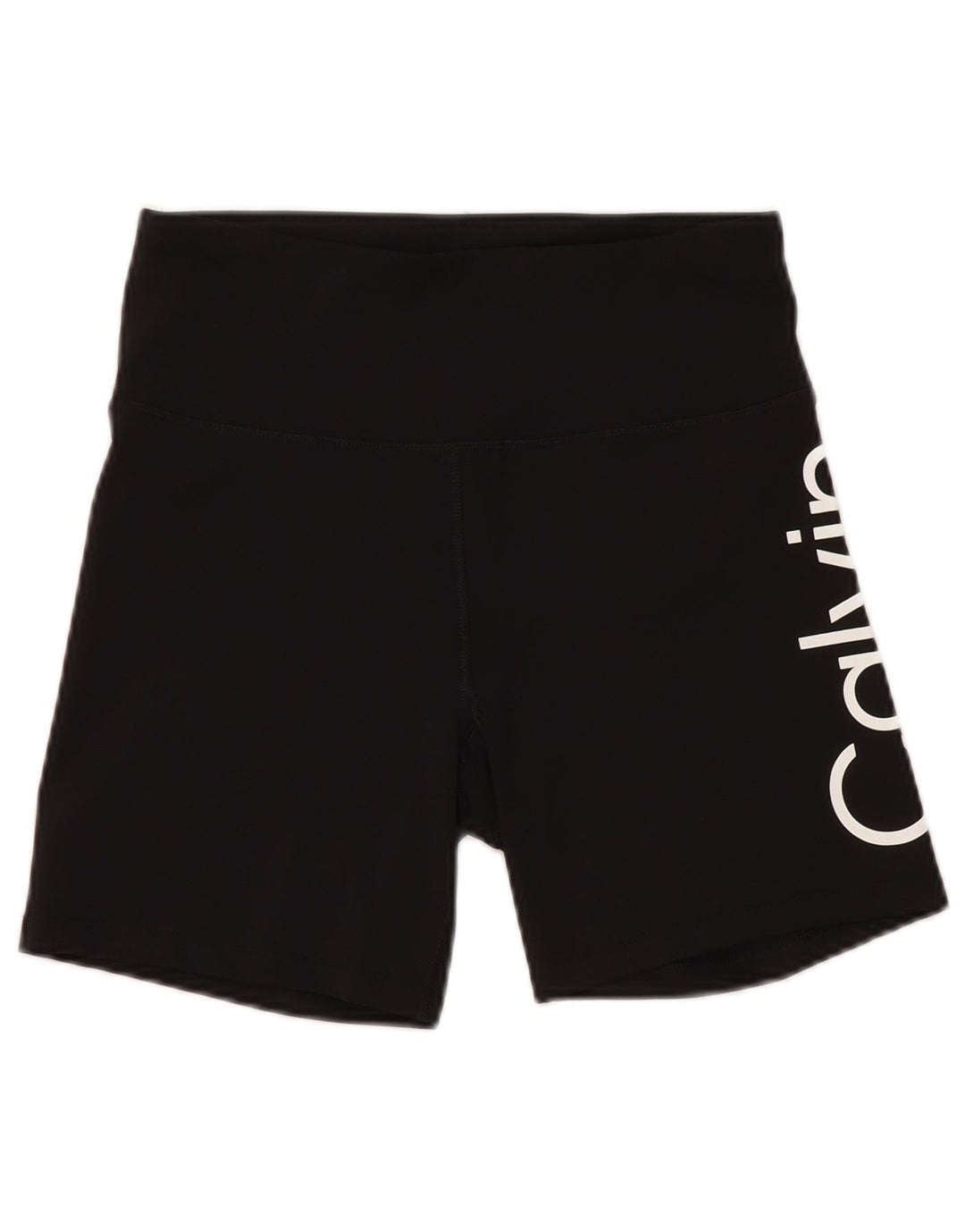 Damskie spodenki sportowe Calvin Klein Graphic UK 12, średni czarny poliester