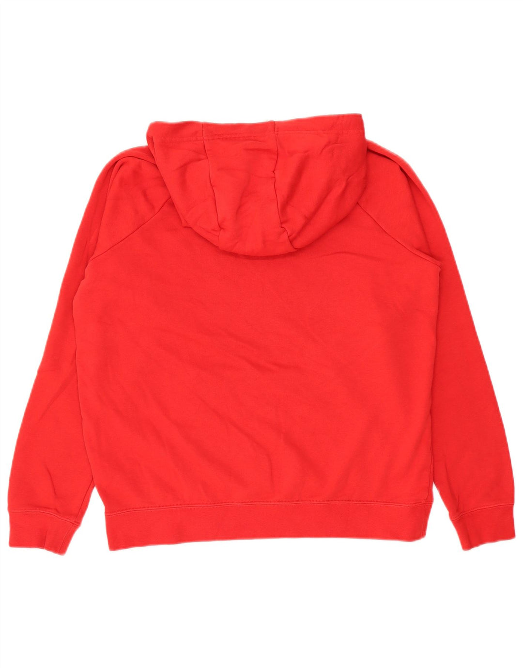 Damski sweter oversize z kapturem Nike, UK 14, średni czerwony, bawełniany