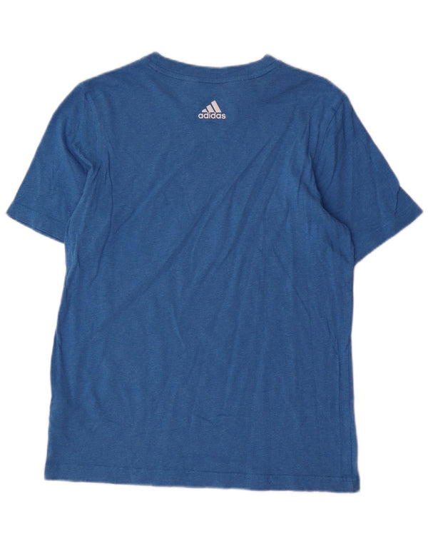 Chłopięcy T-shirt z grafiką ADIDAS 13-14 lat, niebieski