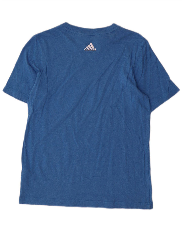 Chłopięcy T-shirt z grafiką ADIDAS 13-14 lat, niebieski