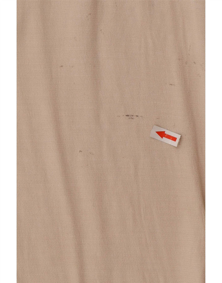 Damska tunika oversize Zara UK 10, mała, beżowa, poliester