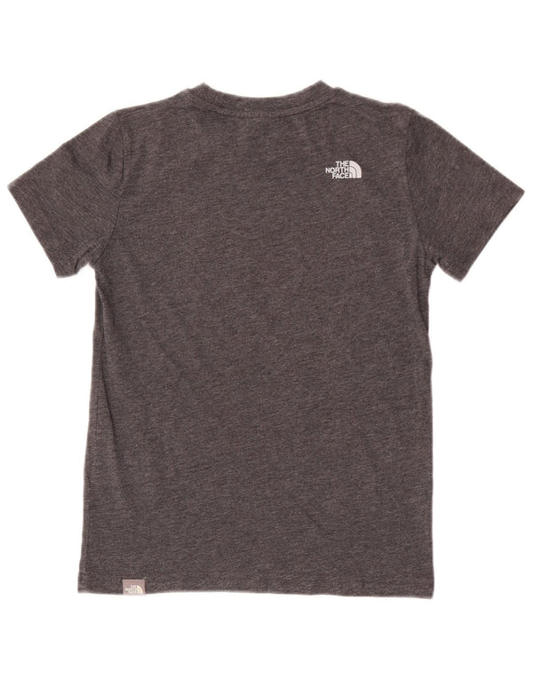 T-shirt chłopięcy The North Face 9-10 lat, średnioszary, bawełniany