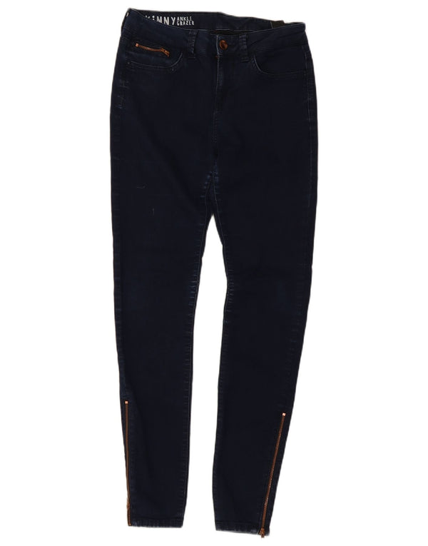 Marks & Spencer Damskie Skinny Jeans UK 10 Small W26 L28 Granatowa bawełna