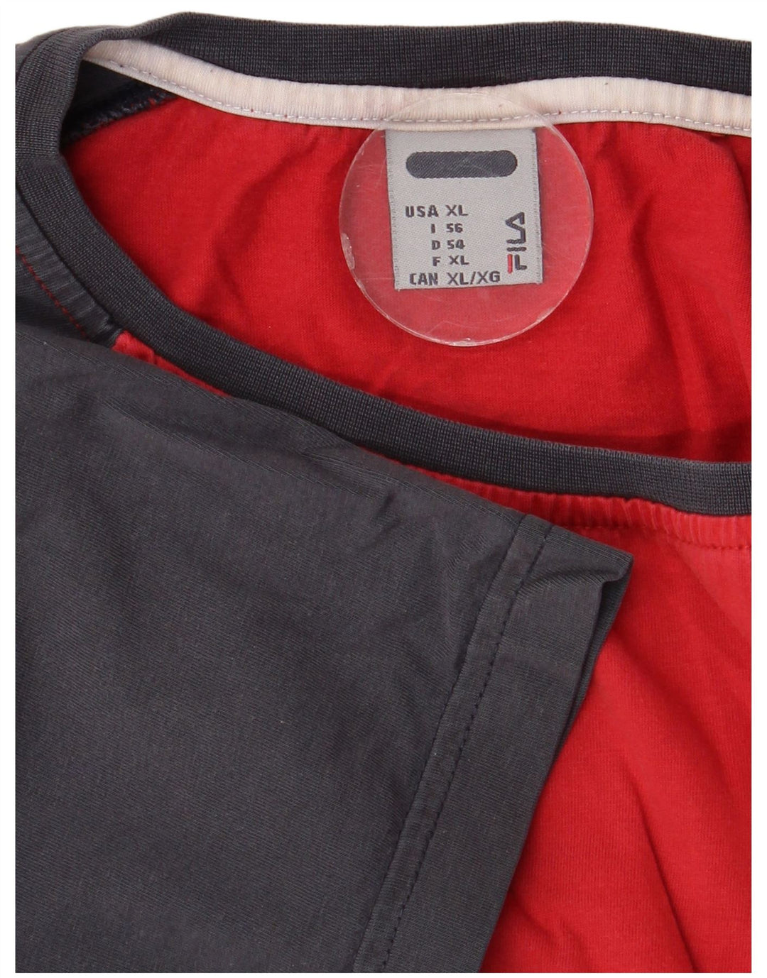 Męska koszulka z grafiką Fila Top XL w kolorze czerwonym