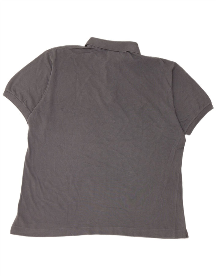Męska koszulka polo Lacoste, rozmiar 7, 2XL, szara bawełna