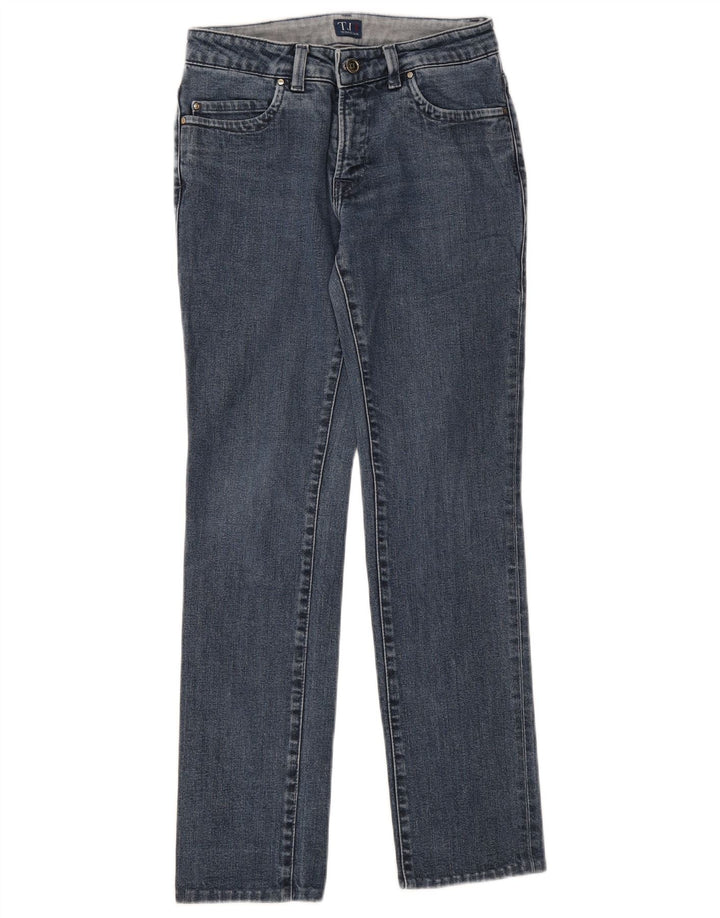 Damskie jeansy Trussardi Slim W25 L30 Niebieskie bawełniane