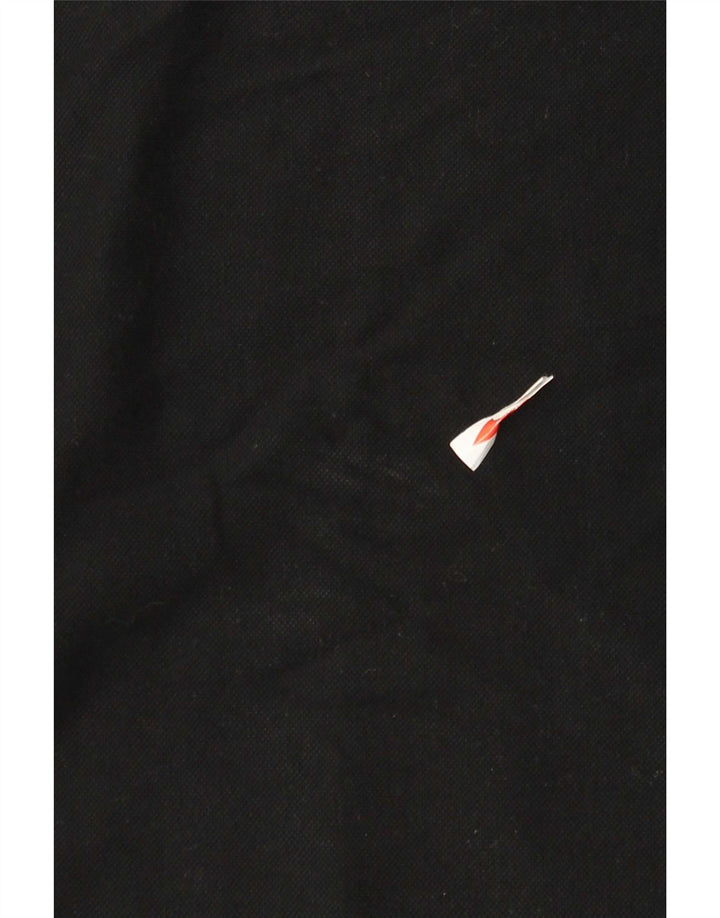Męska koszulka polo Sergio Tacchini IT 48, średnia czarna bawełna