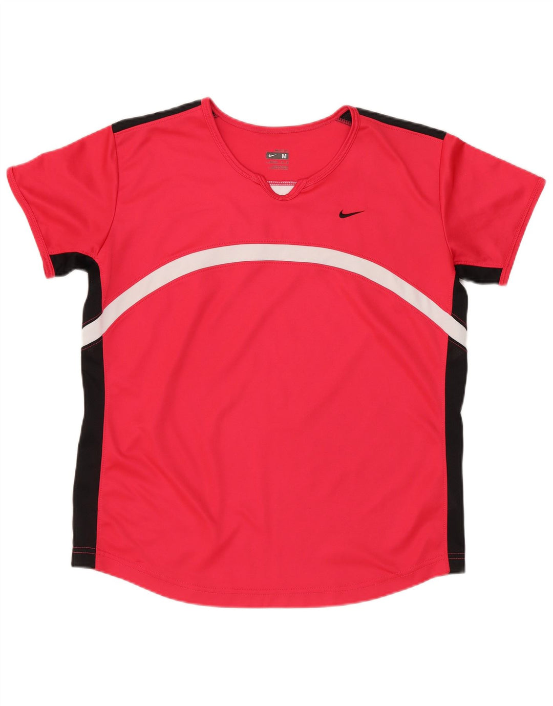 Damska koszulka Nike Dri Fit Top US 8/10, poliester w kolorze średniej czerwieni