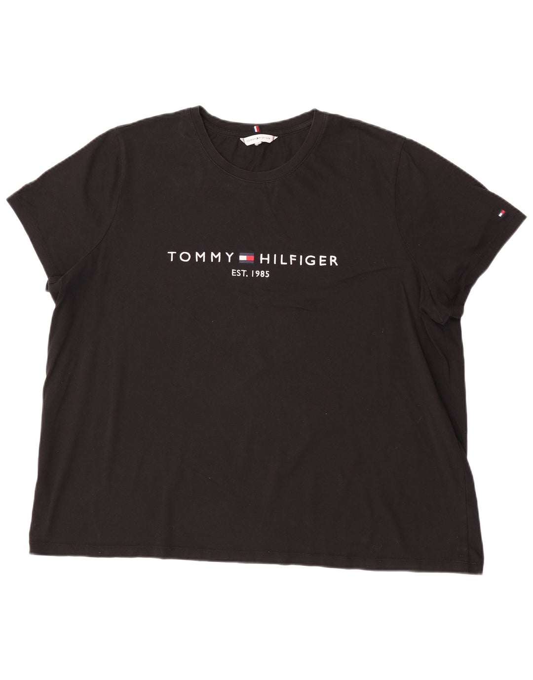 Męska koszulka z grafiką Tommy Hilfiger Top XL w kolorze czarnym