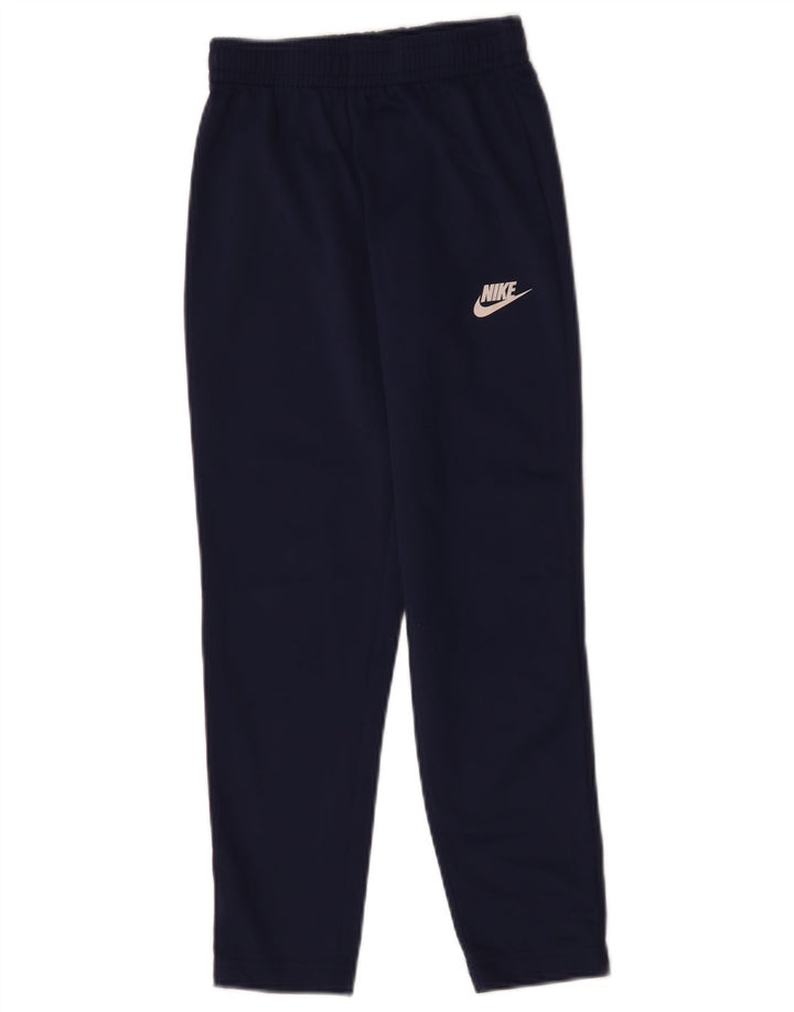 Chłopięce spodnie dresowe Nike 8-9 lat, małe, granatowe, poliestrowe