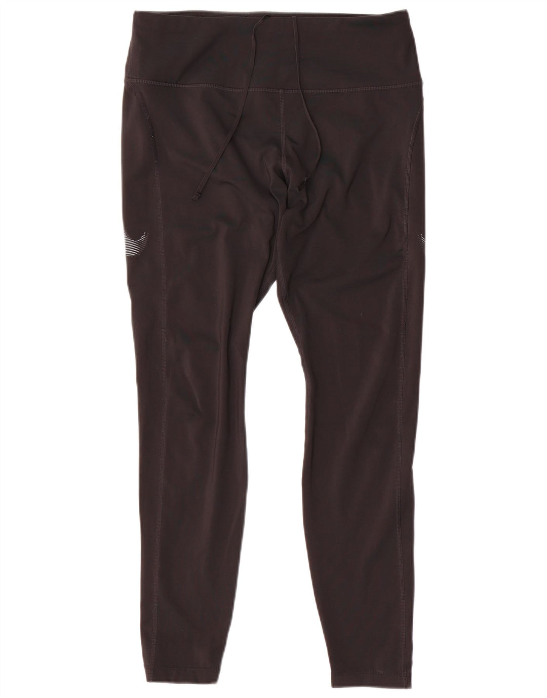 Damskie legginsy Nike Graphic UK 14, duże, czarne, poliestrowe