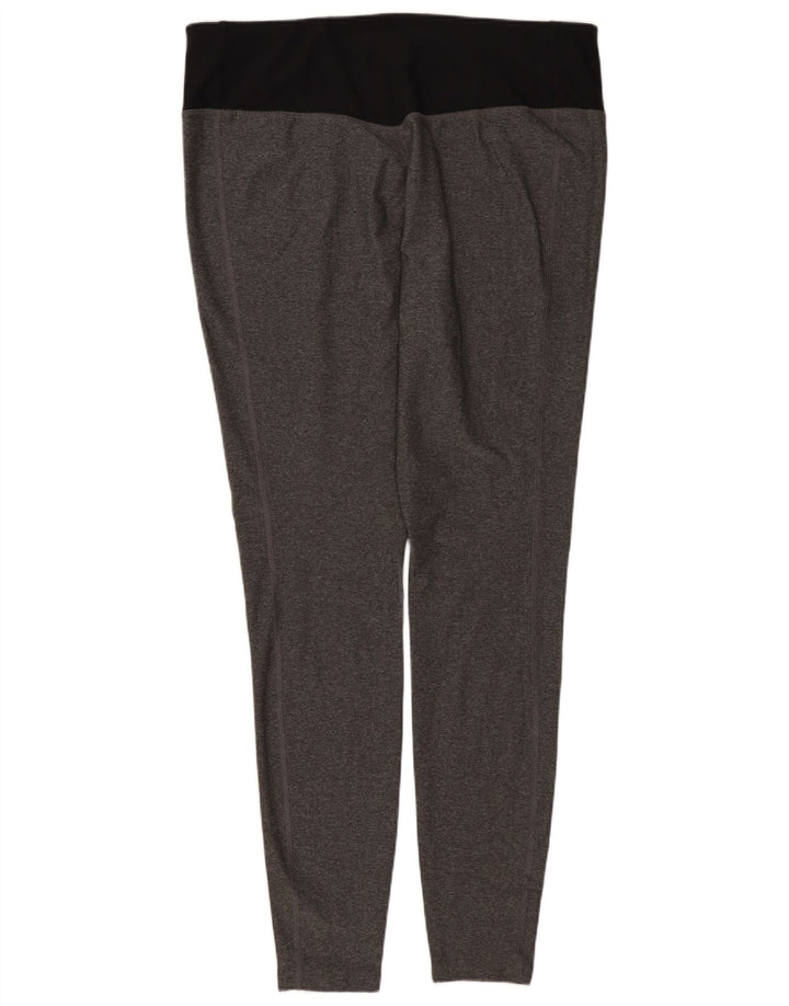 Damskie legginsy NIKE Dri Fit UK 18 XL, szary poliester