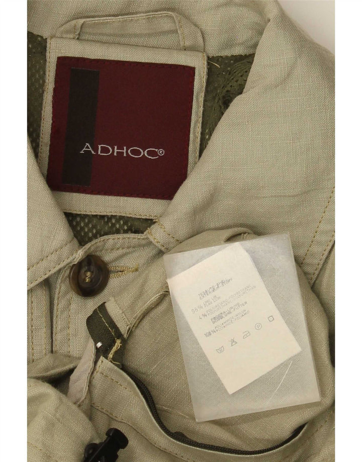 Męska kurtka użytkowa Adhoc UK 38 Medium Khaki Linen Army