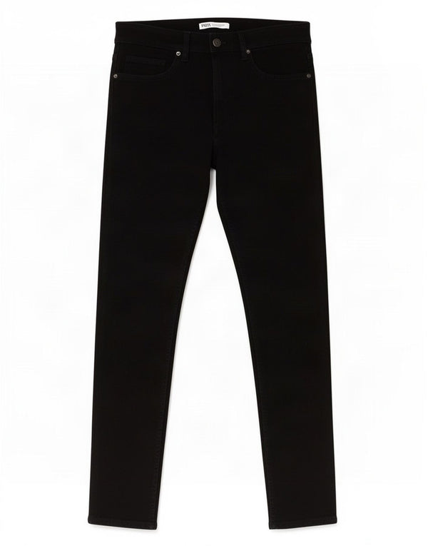 Męskie jeansy obcisłe Zara EU 42 Large W32 L31 Czarna bawełna