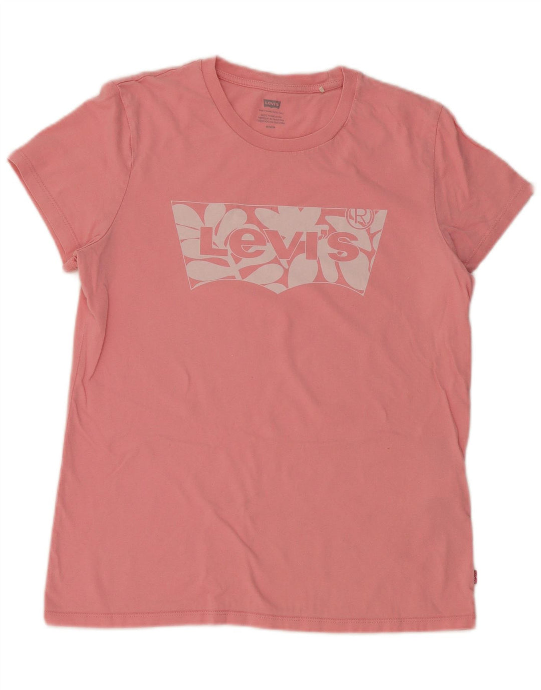 Damska koszulka z grafiką Levi's Top UK 12 Średnioróżowa bawełna