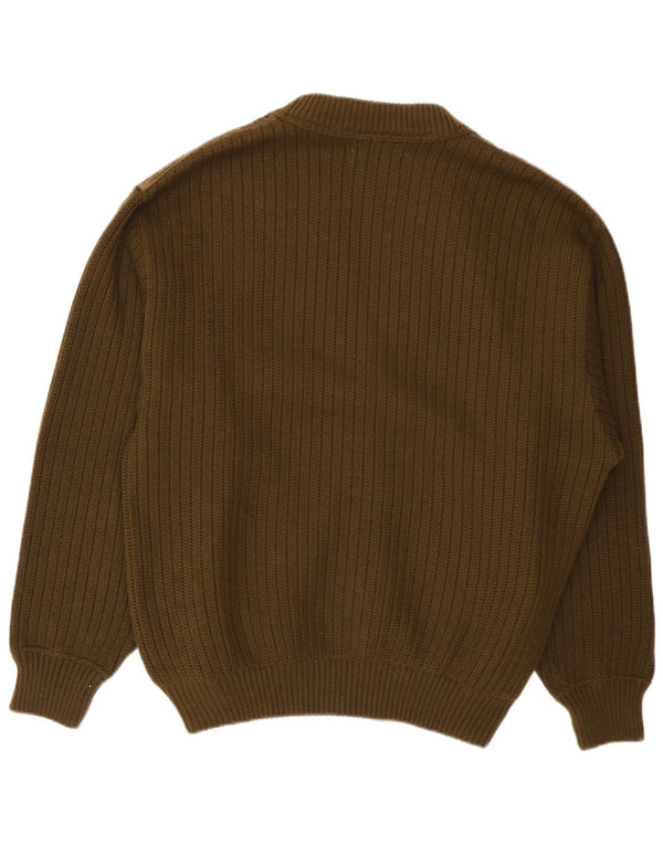 Męski zamszowy sweter Malagrida XL, zielony