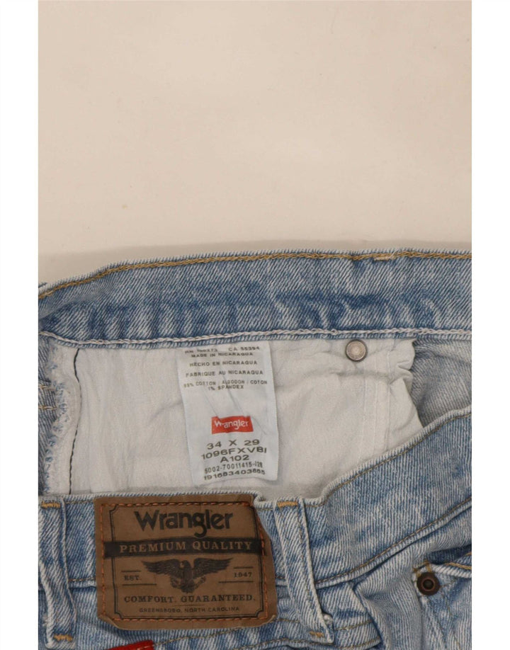 Męskie jeansy Wrangler W34 L23 Niebieskie, bawełniane
