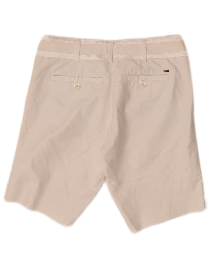 Damskie spodenki Chino Tommy Hilfiger W30 Średniobiała bawełna