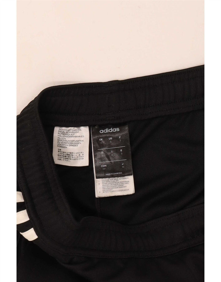 Męskie spodnie dresowe Adidas Climalite, małe, czarne, poliestrowe