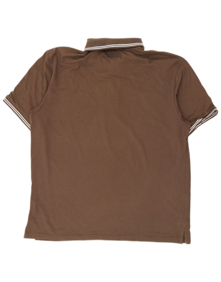 Męska koszulka polo Champion Easy Fit 3XL brązowa