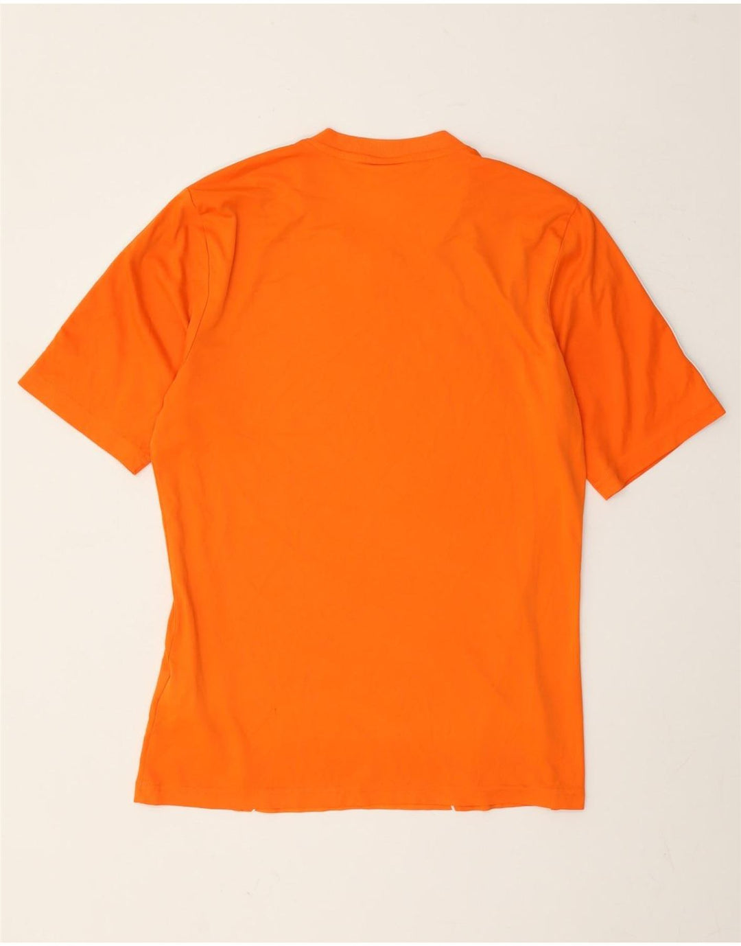 Adidas Męski T-shirt Top Mały Pomarańczowy Poliester