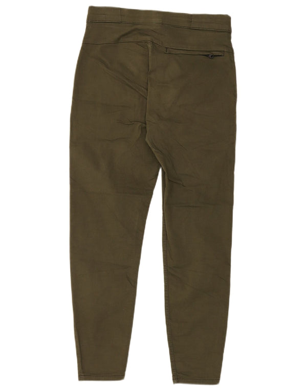 Męskie spodnie typu skinny chino Zara, małe, W30 L26, bawełna khaki