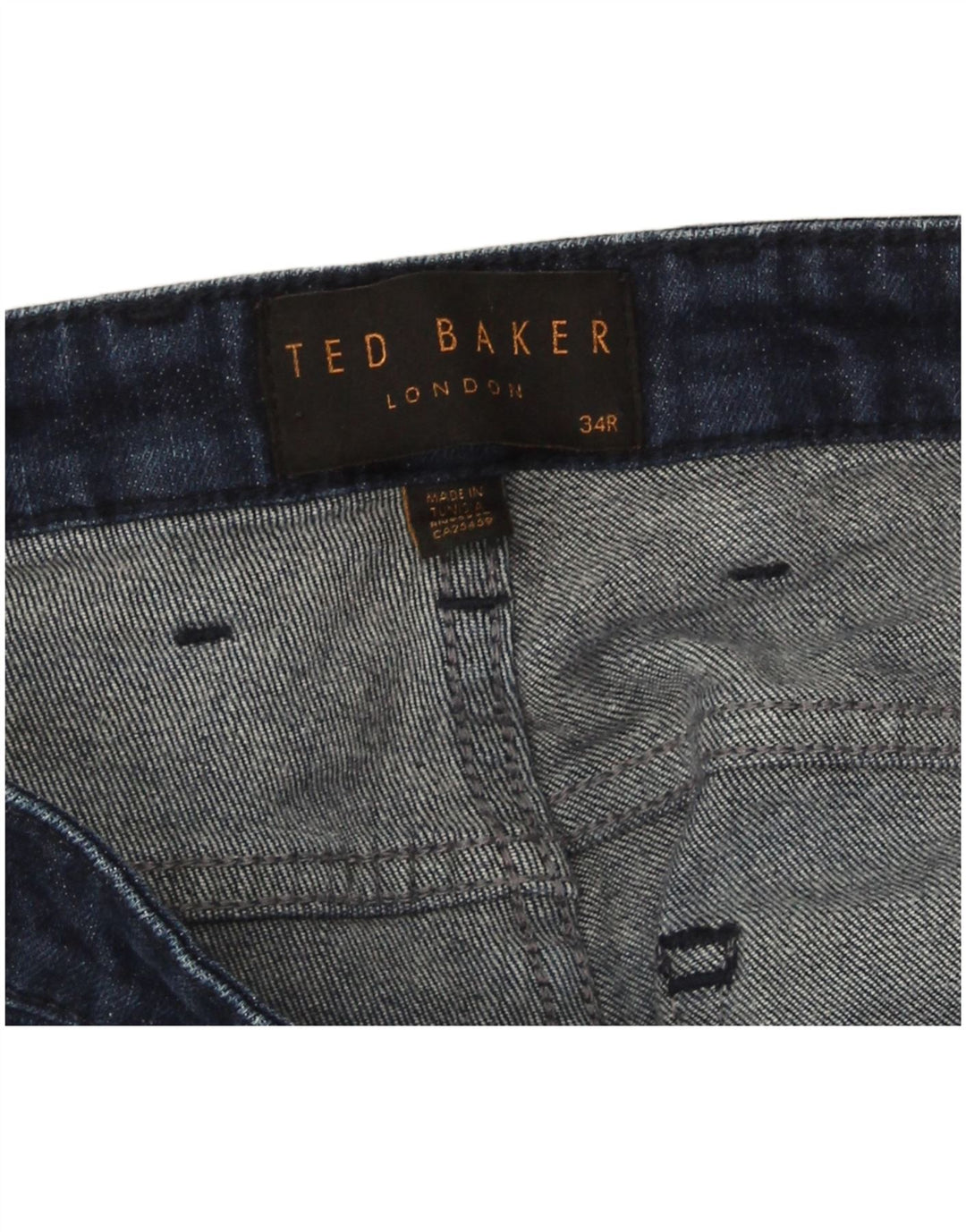 Męskie jeansy Ted Baker Regular Slim W34 L32 Niebieskie