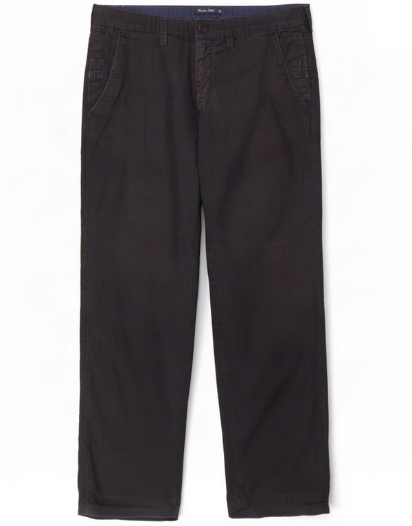 Męskie spodnie chino Massimo Dutti EU 44 Large W34 L30 Granatowe prążki