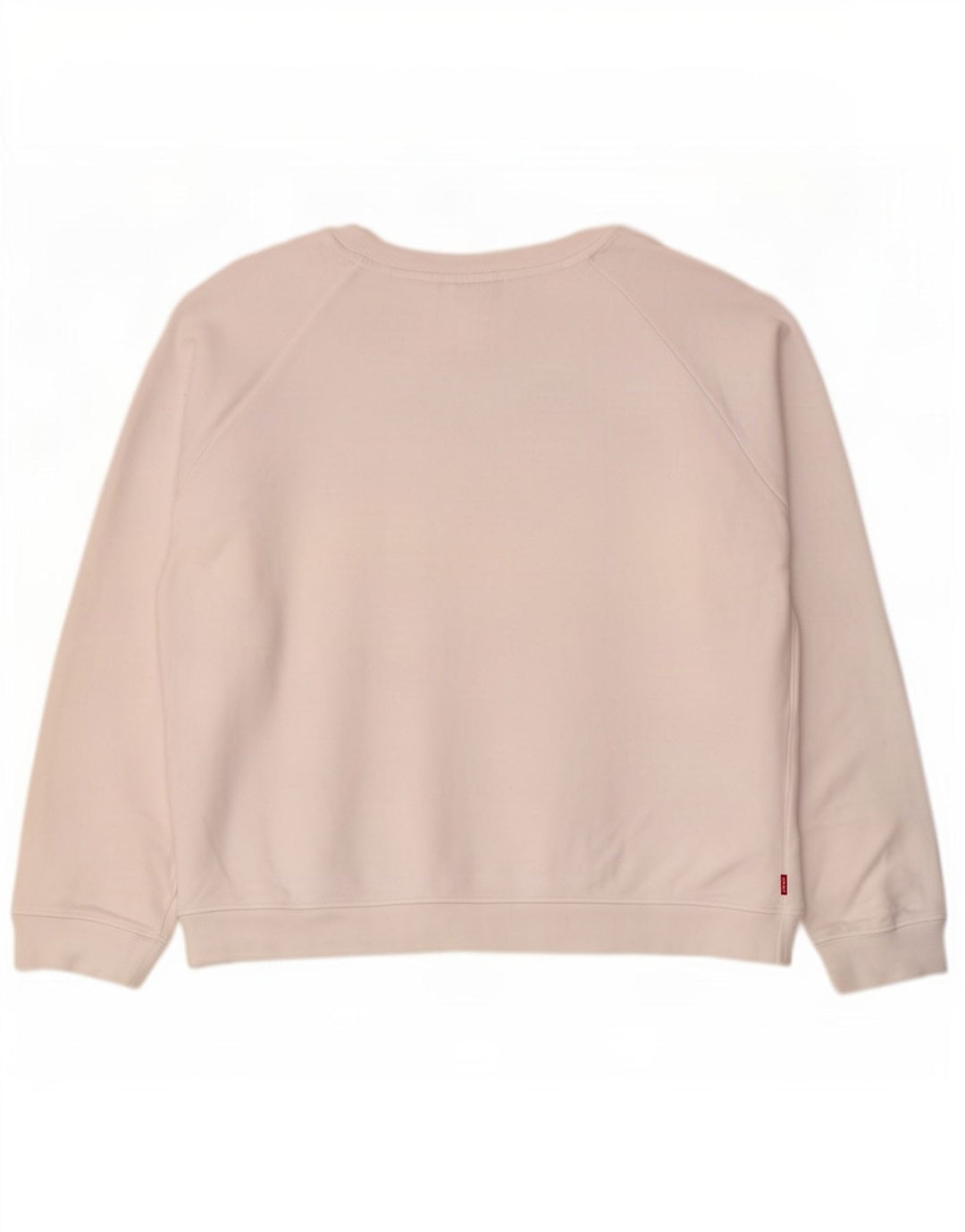 Damska bluza Levi's z grafiką oversize, UK 16, duża, biała bawełna
