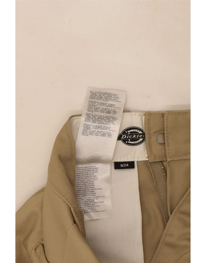 Spodnie damskie Dickies Straight Chino W24 L26 Beżowy poliester