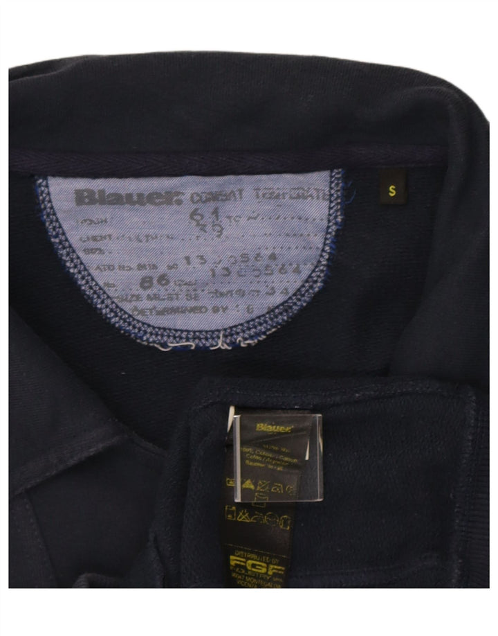 Damska kurtka dresowa Blauer UK 10, mała, granatowa, bawełniana