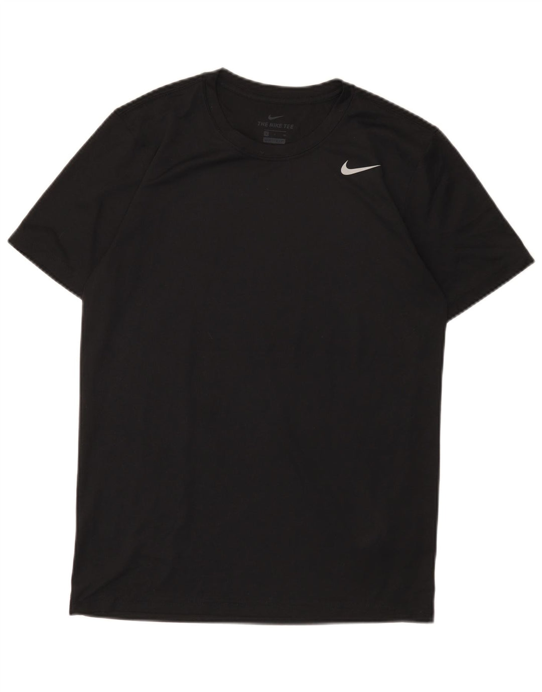 Męski T-shirt Nike Dri Fit, mały, czarny poliester