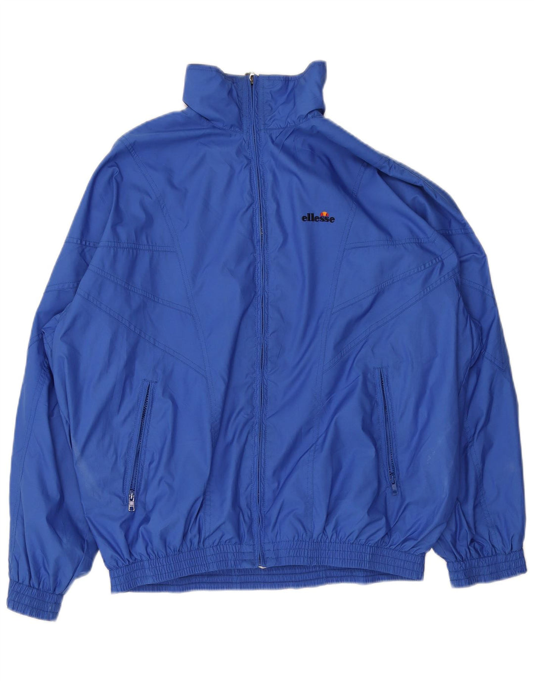 Męska kurtka dresowa Ellesse UK 38, średni niebieski poliester