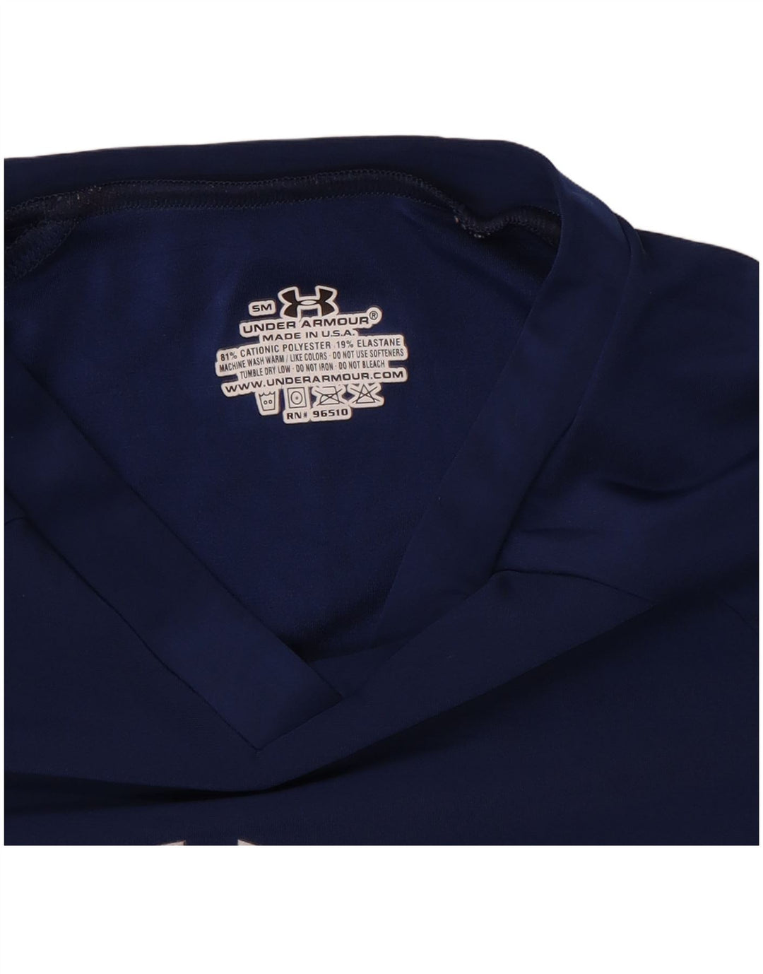 Damska koszulka Under Armour Top, mała, granatowa, z poliestru