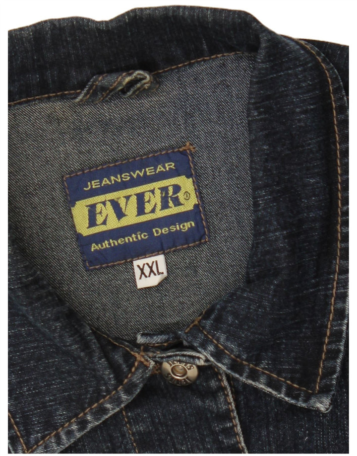 Damska kurtka dżinsowa VINTAGE UK 20 2XL granatowa