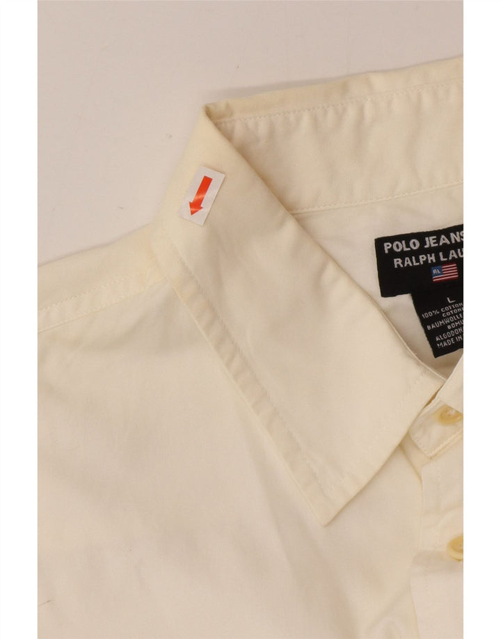 Koszula męska Ralph Lauren, duża, biała, bawełniana