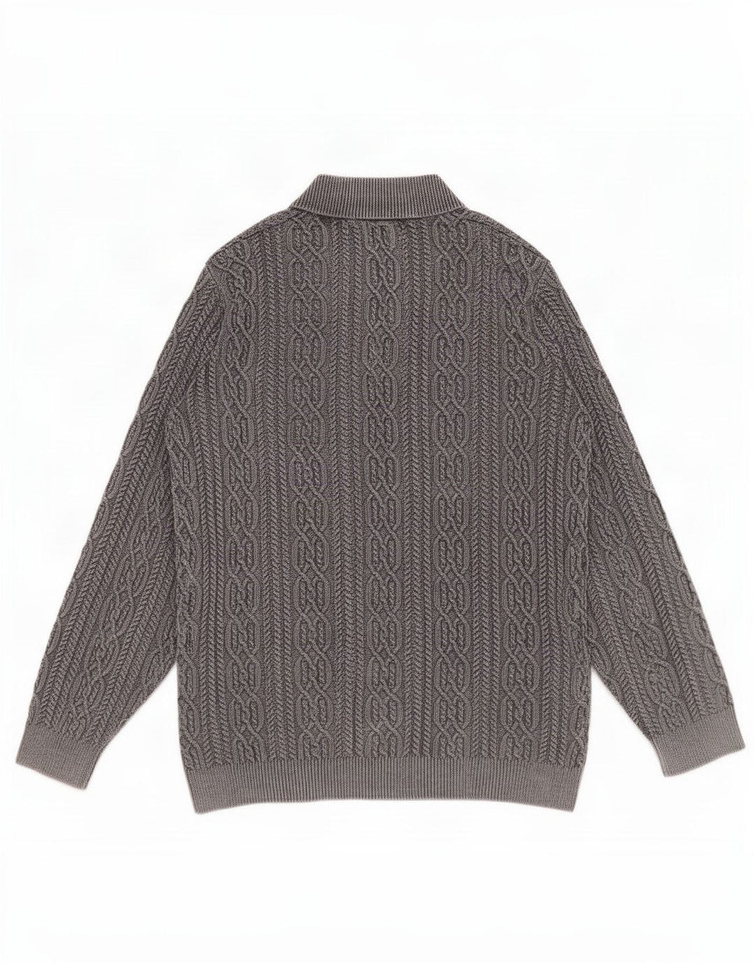 Męski sweter zapinany na guziki Joe Browns, 2XL, szara bawełna