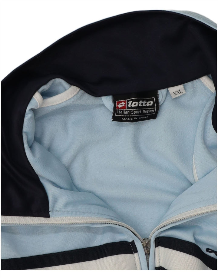 Damska kurtka dresowa Lotto UK 20 2XL niebieska