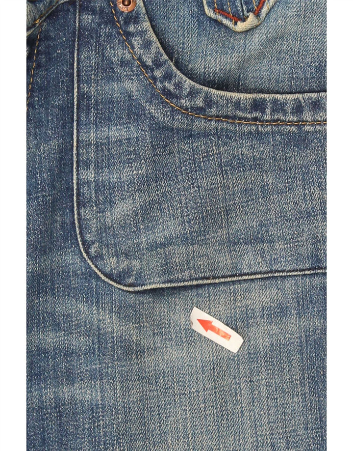Damskie jeansy Lee Leola Bootcut W27 L35 Niebieskie bawełniane