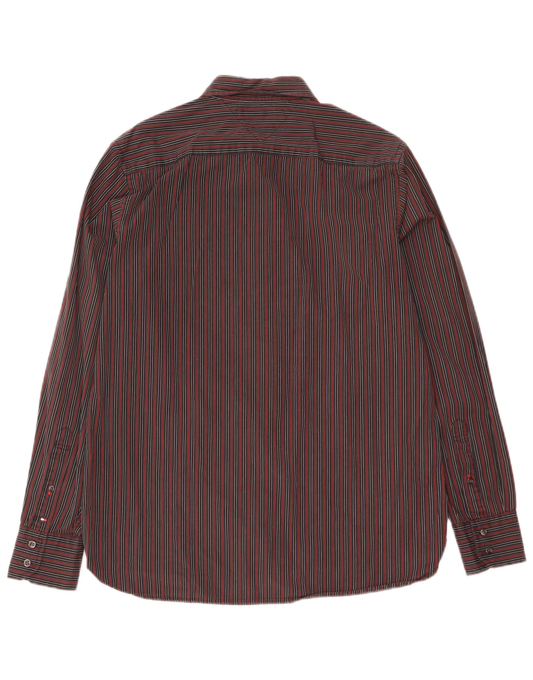 Koszula męska TOMMY HILFIGER, bawełniana, w średnie czarne paski