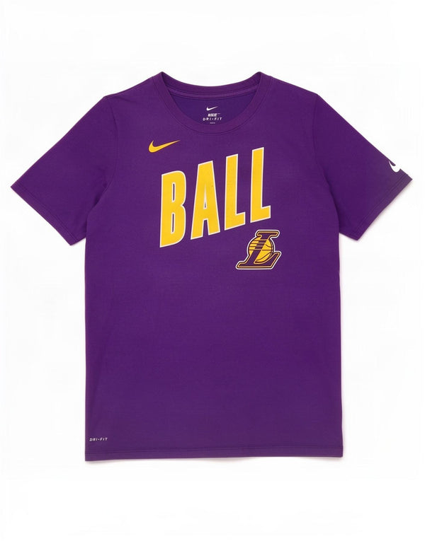 Damska koszulka z grafiką Nike Los Angeles Lakers, UK 14, duża fioletowa