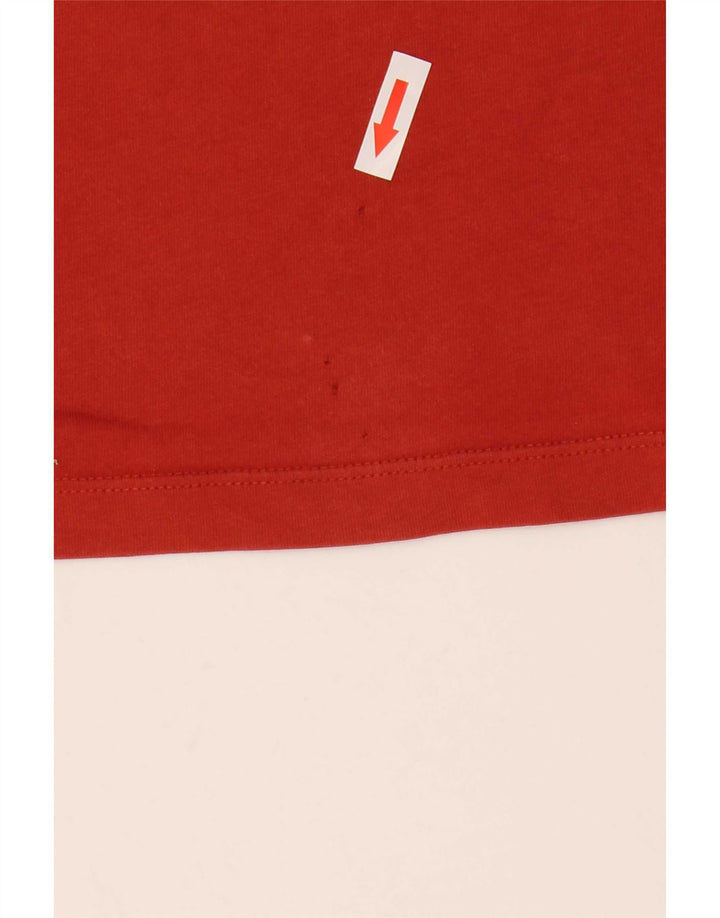 Męski T-shirt z grafiką PEPE Jeans o dopasowanym kroju, średni czerwony