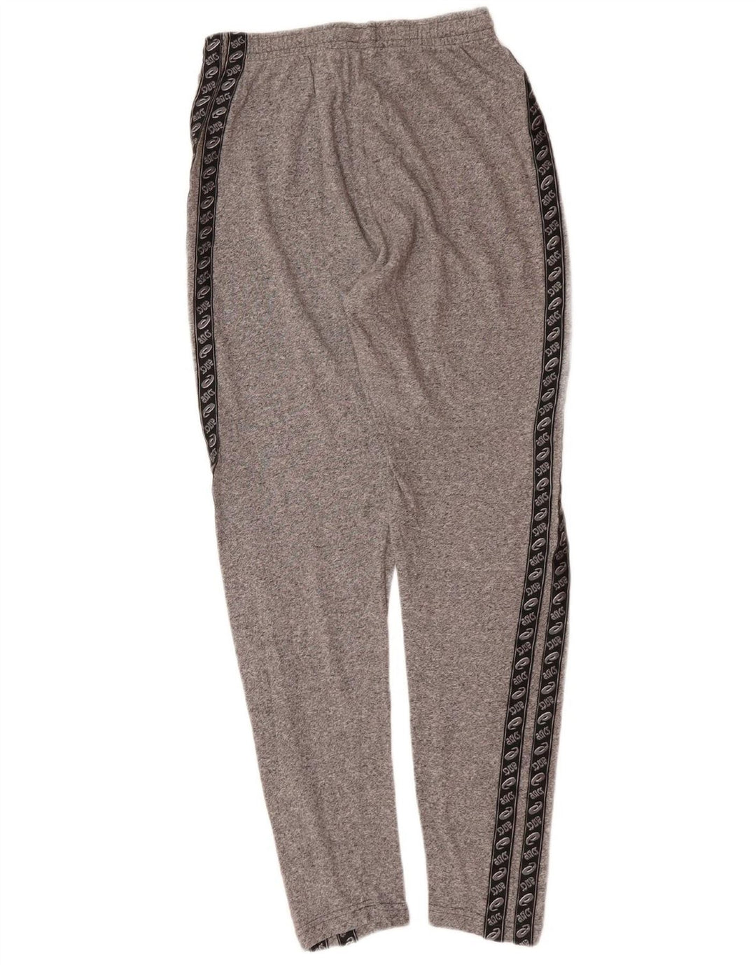 ASICS Mens Graphic Tracksuit Trousers Medium  Grey Cotton