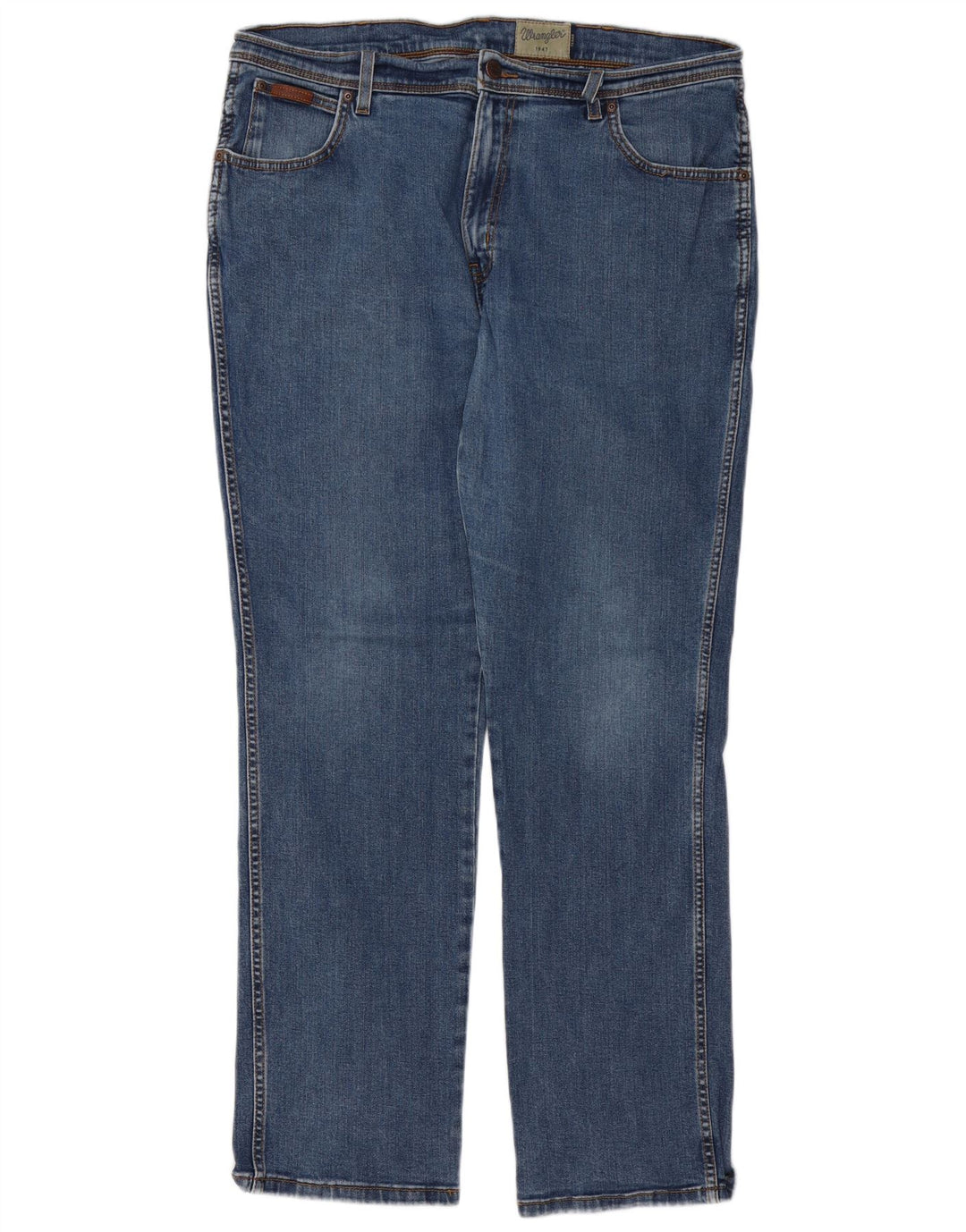 Męskie jeansy Wrangler Texas Stretch Straight W38 L32 Niebieskie, bawełniane