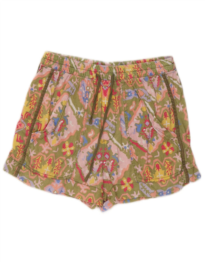 Damskie spodenki chino Zara małe W26 wielokolorowe kwiaty