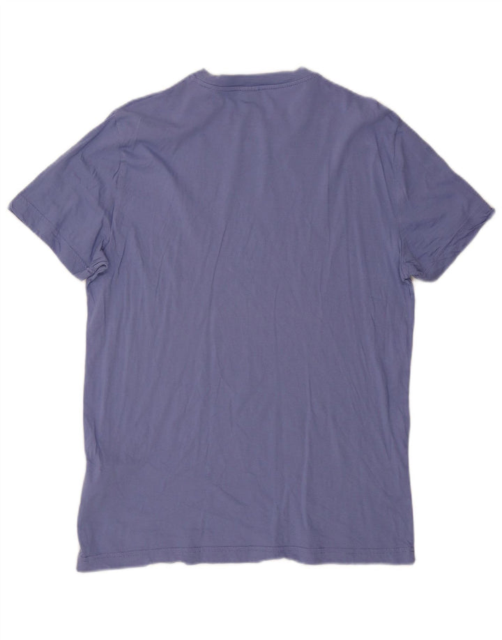 Męska koszulka z grafiką MARINA YACHTING, XL, niebieska, bawełniana