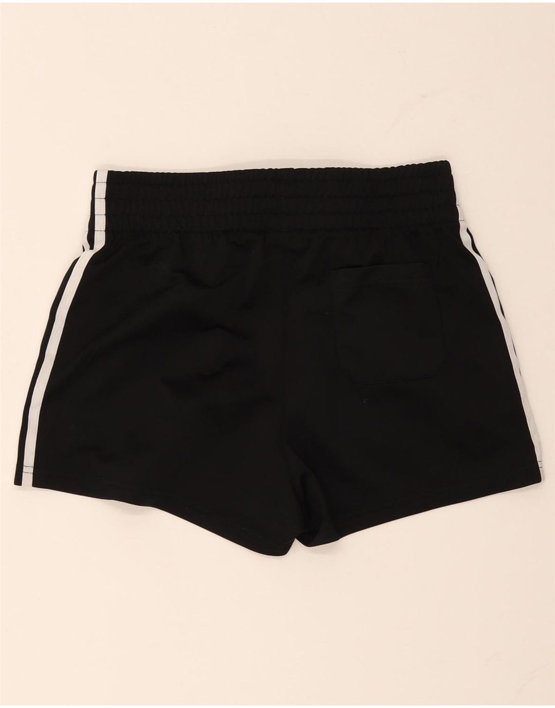 Damskie spodenki sportowe ADIDAS UK 12, średni czarny poliester